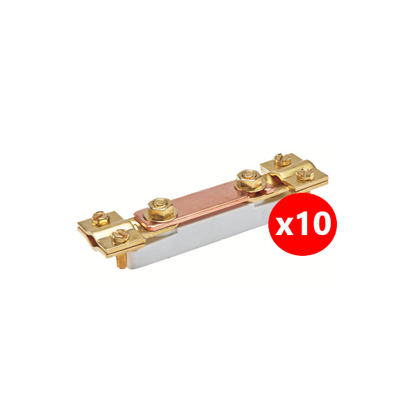 SIB - LOT - Barrette de coupure de terre plastique - Réf. : P04389x10