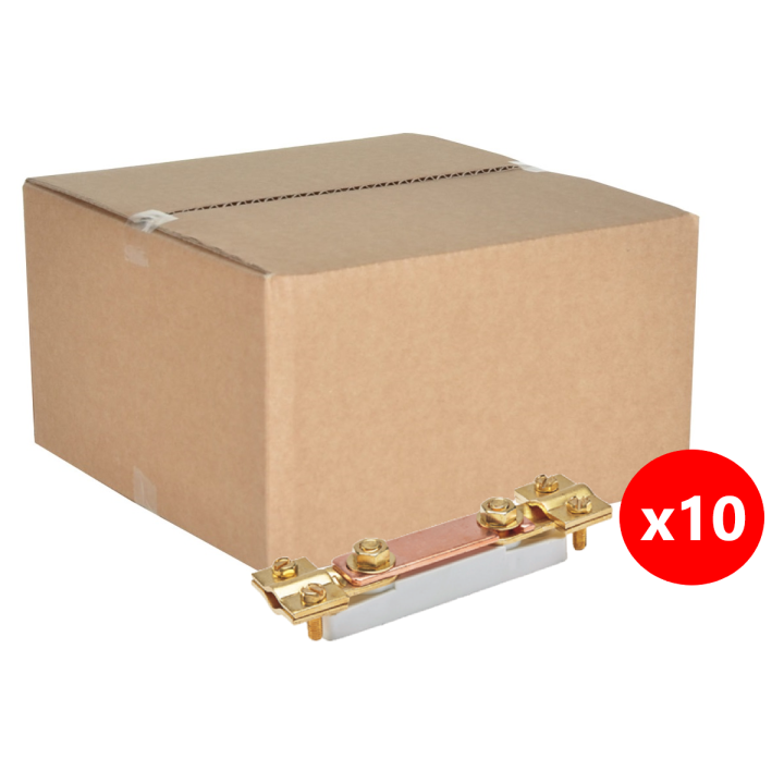 SIB - LOT de 10 Barrettes de coupure de terre plastique - Réf. : P04389x10