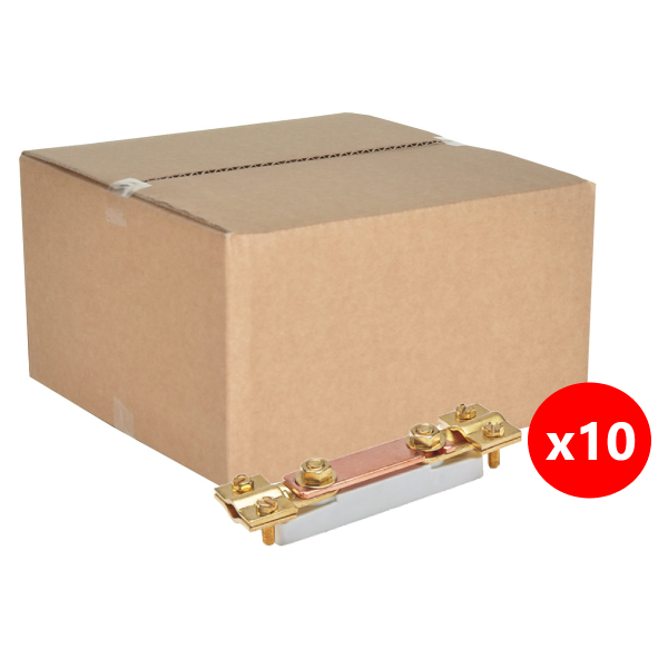 SIB - LOT de 10 Barrettes de coupure de terre plastique - Réf. : P04389x10