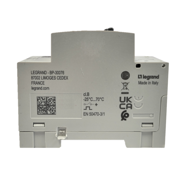 Legrand - Compteur modulaire monophasé - MID - 63A - 2 modules - avec sortie et 1 entrée à impulsions - Réf : 412082
