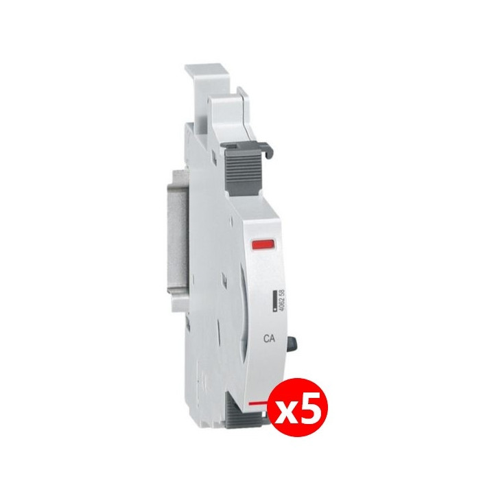 Legrand - LOT  de 5 Contacts auxiliaire inverseur (CA) - Réf. : 406258x5