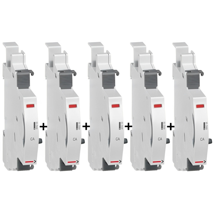 Legrand - LOT  de 5 Contacts auxiliaire inverseur (CA) - Réf. : 406258x5