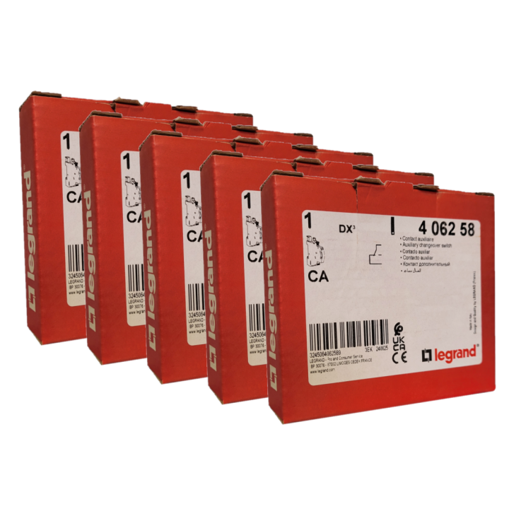 Legrand - LOT  de 5 Contacts auxiliaire inverseur (CA) - Réf. : 406258x5