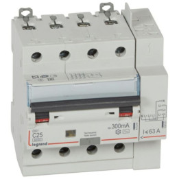 LEGRAND - Disjoncteur différentiel DX3 4P - 25A - 300ma - AC -Réf : 411218