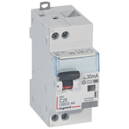 LEGRAND - Disjoncteur Différentiel DX3 P+N - 25A - 30mA - Type F - Réf : 410755