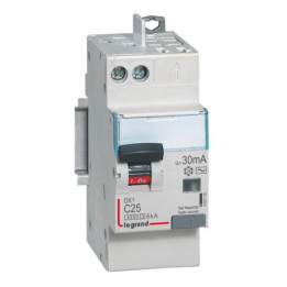 Legrand - Disjoncteur diff DX3 4500 - vis/auto - P+N 230V~ 25A -type AC - 30mA - Réf : 410719