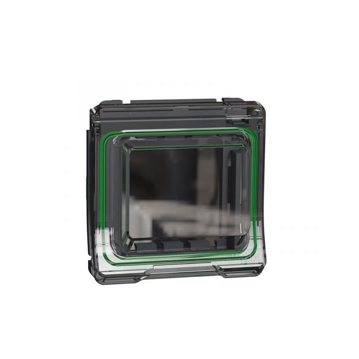 Schneider - Mureva Styl - Adaptateur pour fonction 45x45 - Composable - IP55/IK06 - Gris - Ref : MUR35110
