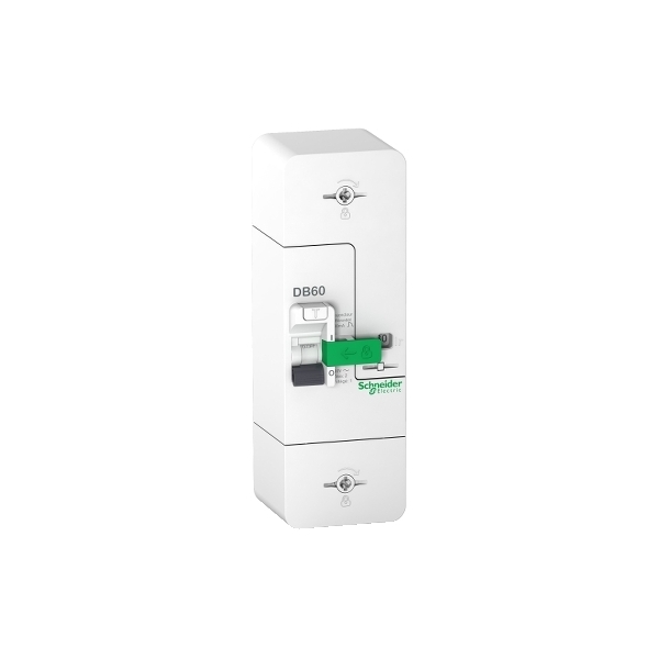 Schneider - Disjoncteur de branchement EDF 60A - Fixe - Instantané - 500mA - Bipolaire - Réf.: R9FT660