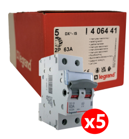 Legrand - DX3 Interrupteur-sectionneur Bipolaire - 63A - Réf : 406441x5