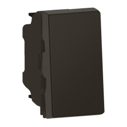 Legrand  - Interrupteur ou va-et-vient Easy LED - 10AX - 250V~ - 1 module - Noir Mat - Mosaic - Réf : 079101L