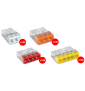 WAGO - LOT de 400 Bornes de 2 à 5 conducteurs pour fils rigide - 0,5 à 2,5mm²