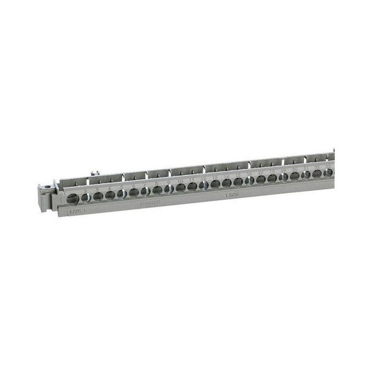 Legrand - Support de borniers - vide - 50 trous - pr coffrets Plexo³ 18 modules et XL³ 125 - Réf : 404821