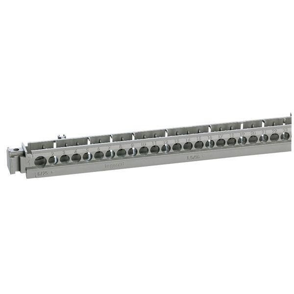 Legrand - Support de borniers - vide - 50 trous - pr coffrets Plexo³ 18 modules et XL³ 125 - Réf : 404821