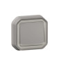 Legrand - Plexo L - Bouton poussoir - Encastré - Gris - Ref. : 069540L+069681L