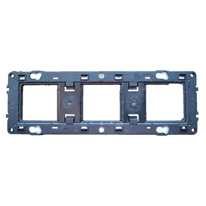Legrand - Support triple 3 postes - Mosaic/Céliane - Fixation VIS - 3 x 2 modules - Réf : 080253