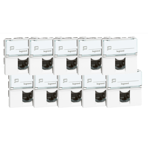 Legrand Mosaic - Prise RJ45 Cat. 6 FTP - 076565x10