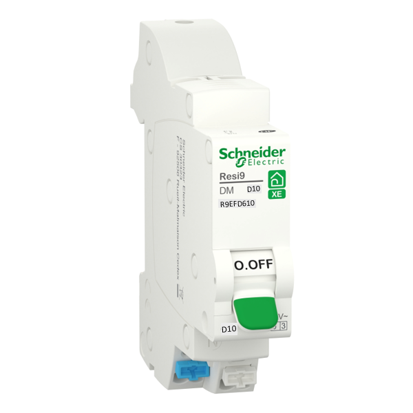 SCHNEIDER - DISJONCTEUR RESI9 XE (AUTO) - 10A - EMBROCHABLE - D - Réf : R9EFD610