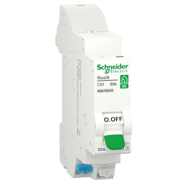 SCHNEIDER - DISJONCTEUR RESI9 XE (AUTO) - 16A - EMBROCHABLE - D - R9EFD616