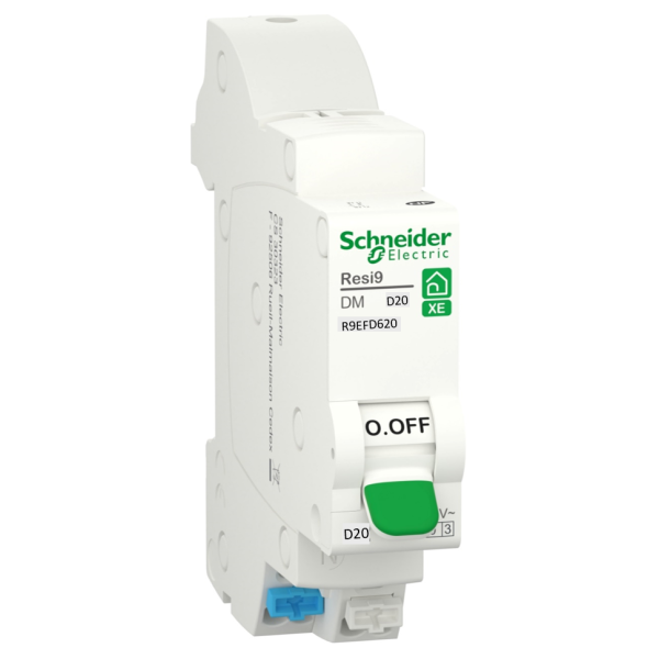 SCHNEIDER - DISJONCTEUR RESI9 XE (AUTO) - 20A - EMBROCHABLE - D - Réf : R9EFD620