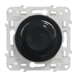 Schneider - Variateur de lumière universel Odace - 2/3 fils - Anthracite - Réf : S540519