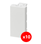 Legrand Mosaic - lot de 10 Obturateur 1 module - 077070x10