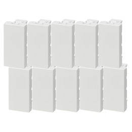 Legrand Mosaic - lot de 10 Obturateur 1 module - 077070x10