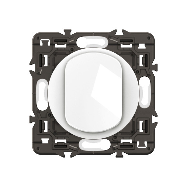 Legrand - Céliane 2024 - Bouton poussoir complet blanc - SANS PLAQUE - 1 poste - Réf : CC0031