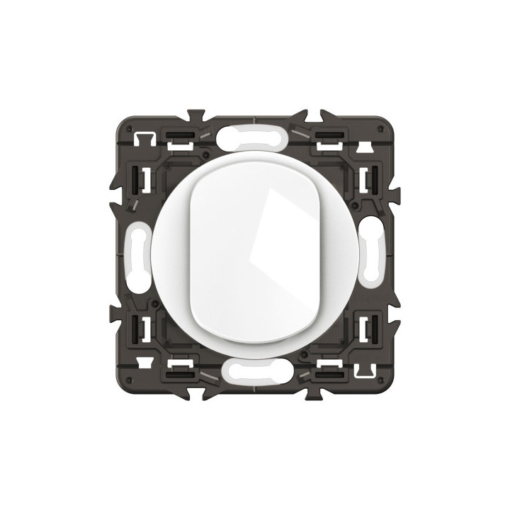 Legrand - Céliane 2024 - Bouton poussoir complet blanc - SANS PLAQUE - 1 poste - Réf : CX0031