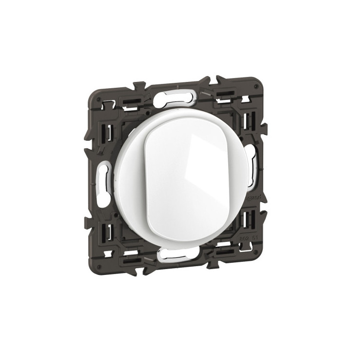 Legrand - Céliane 2024 - Bouton poussoir complet blanc - SANS PLAQUE - 1 poste - Réf : CX0031
