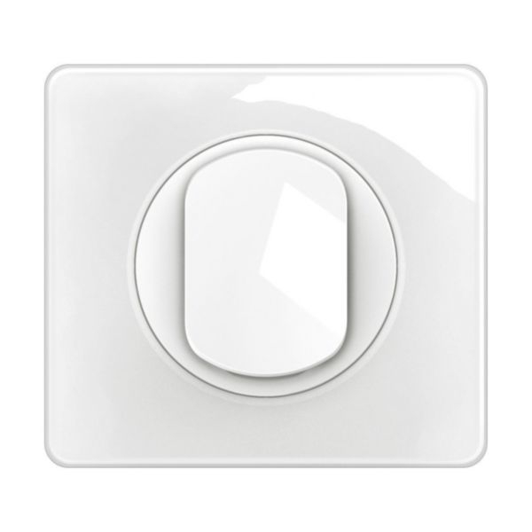 Legrand - Céliane 2024 - Bouton poussoir complet blanc 1 poste - Réf : 080251 + CM0031 + CB0001 + CP0001