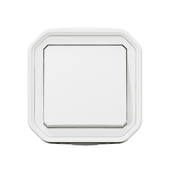 Legrand - Plexo L - Interrupteur / Va-et-vient étanche - Saillie - Anthracite - IP55/IK08 - Réf : 069761L vue de dos