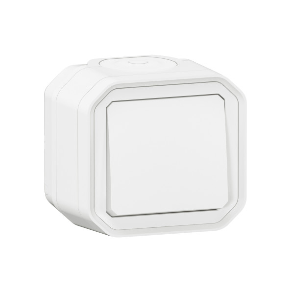 Legrand - Plexo L - Interrupteur / Va-et-vient étanche - Saillie - Anthracite - IP55/IK08 - Réf : 069761Lvue de face