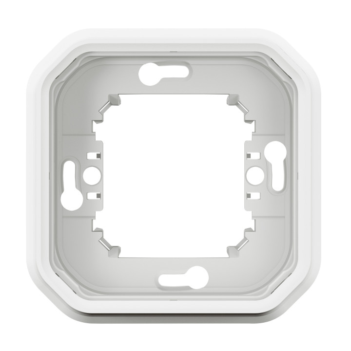 Legrand - Plexo L - Support plaque - Encastré - 1 poste - Blanc - Réf : 069692L