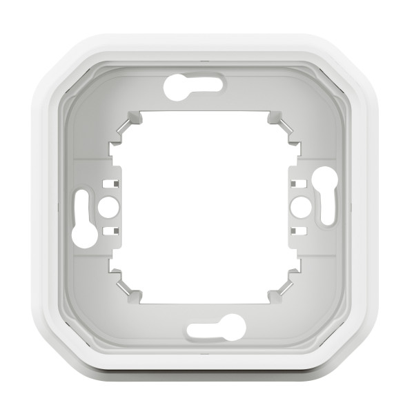 Legrand - Plexo L - Support plaque - Encastré - 1 poste - Blanc - Réf : 069692L
