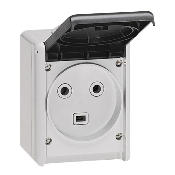Legrand Plexo - Prise de courant 2P+T 32A - saillie - IP44/IK08 - 055872