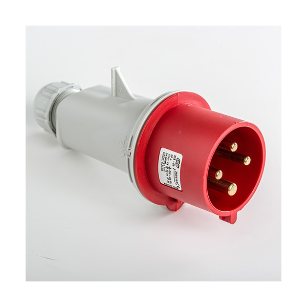 Digital - Fiche mâle 3P+T 32A - 380V - IP44 - Réf : 51314 (03105)