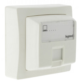 Legrand - Oteo - Prise RJ45 Cat.6 FTP 9 contacts - Blanc - Ref : 086047