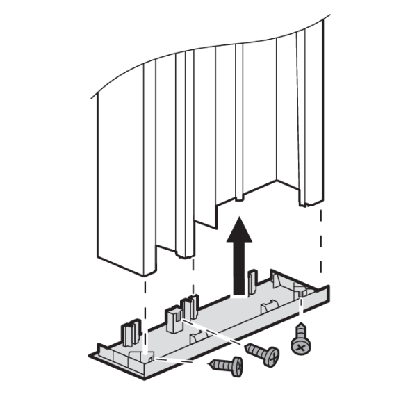 Legrand - Embout d'extrémité pour goulotte GTL Drivia 13 modules - Réf : 030087