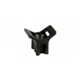 Ram - Embase pour collier d'installation nylon à visser - noir - boîte de 100 - Réf : 59220
