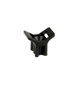 Ram - Embase pour collier d'installation nylon à visser - noir - boîte de 100 - 59220