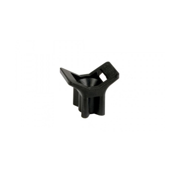 Ram - Embase pour collier d'installation nylon à visser - noir - boîte de 100 - Réf : 59220