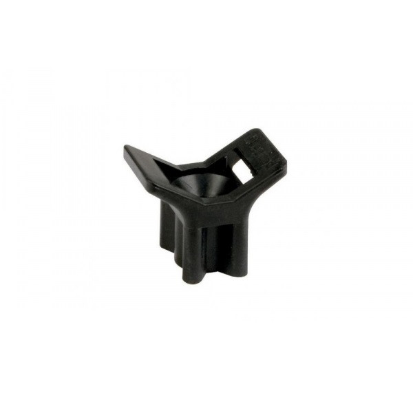 Ram - Embase pour collier d'installation nylon à visser - noir - boîte de 100 - Réf : 59220