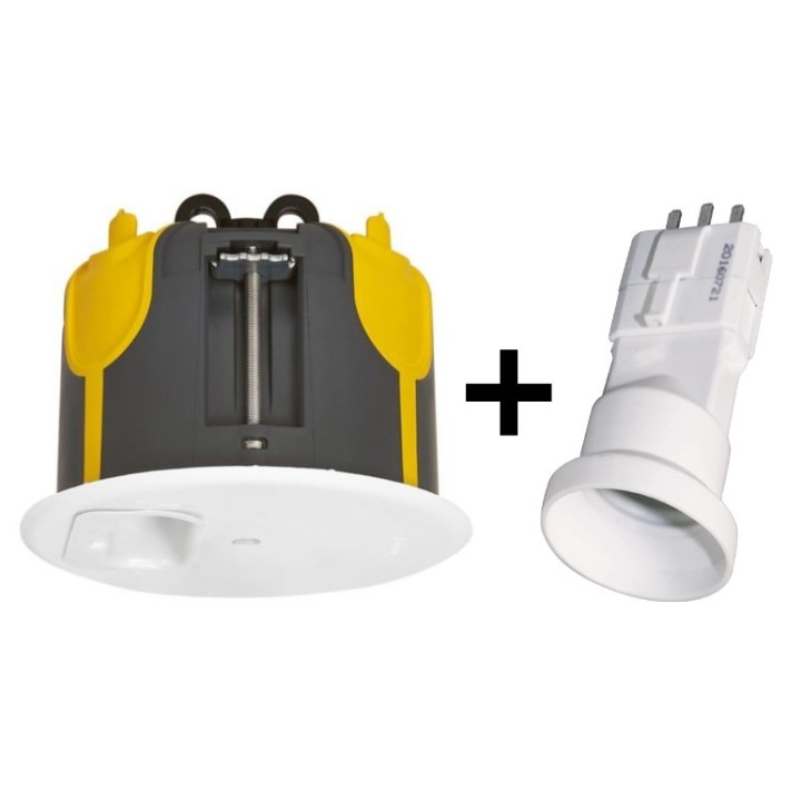 Legrand - LOT -  Point de centre DCL avec Douille E27 - BBC - Réf : 089377L+62103