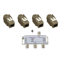 CAE - Tableau C-TRI - 4RJ45 Grade 3 - Réf : CTRIETG24SD