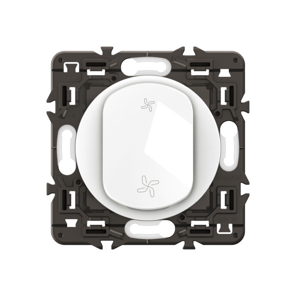 Legrand - Céliane 2024 - Poussoir VMC complet - Blanc - SANS PLAQUE - 1 poste - Réf : CX6031