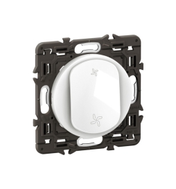 Legrand - Céliane 2024 - Poussoir VMC complet - Blanc - SANS PLAQUE - 1 poste - Réf : CX6031