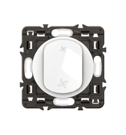 Legrand - Céliane 2024 - Interrupteur 2 vitesses VMC complet - Blanc - SANS PLAQUE - 1 poste - Réf : 080251 + CB6001 + CM0001