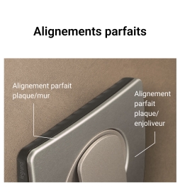 Legrand - Céliane 2024 - Plaque de finition Noir mat - 3 poste - Réf : CP0103