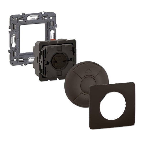 Legrand - Céliane 2024 - Interrupteur volet roulant complet - Noir -  Réf : CZ0043 + CP0101