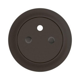 Legrand - Céliane 2024 - Enjoliveur pour prise de courant fort 2P+T - Surface Confort - Noir mat - Réf : CN0111